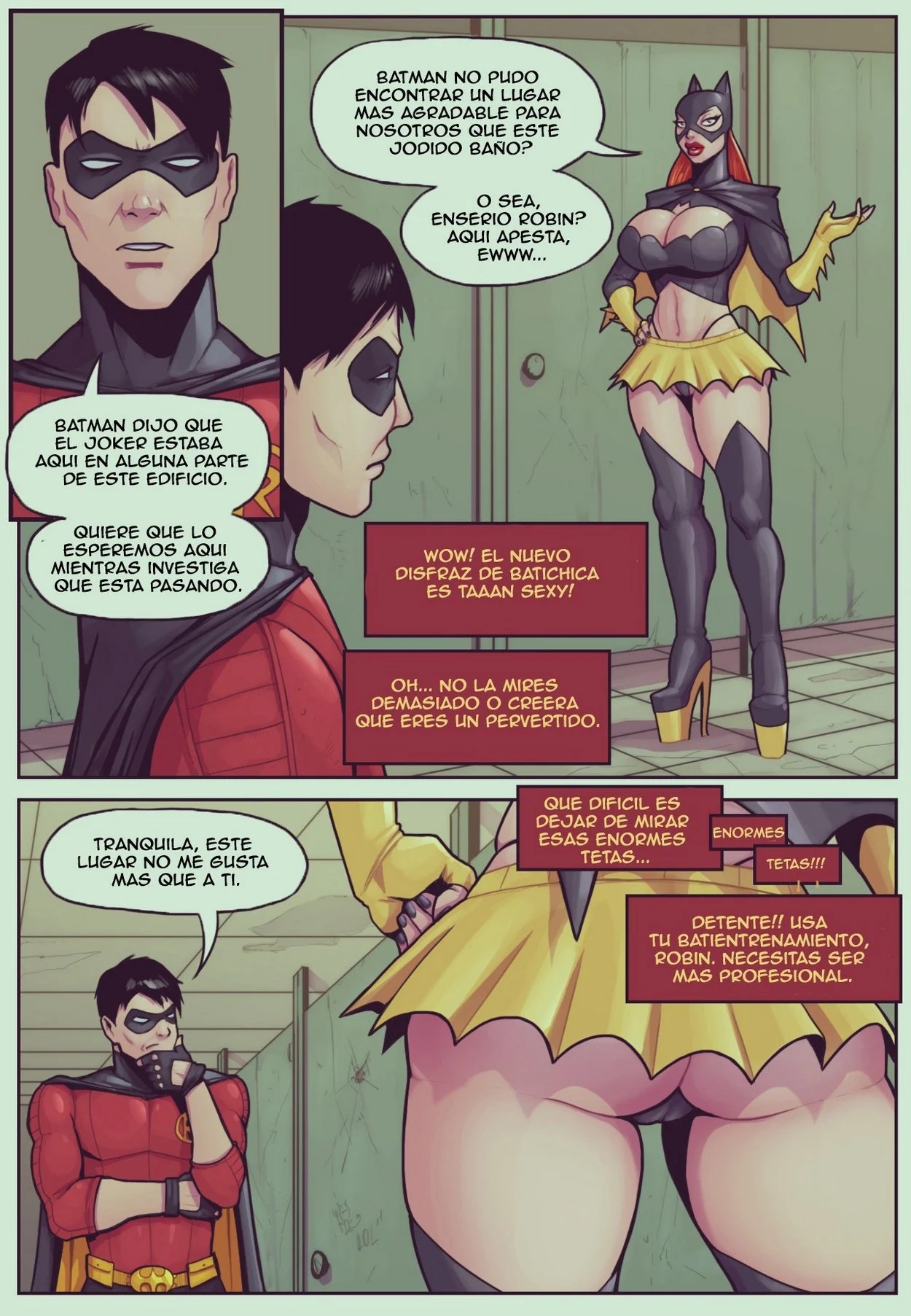 Batgirl Loves Robin – Ruined Gotham - 2174f5a3a980ce12852f9051661253b7