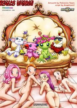 Cover Reglas Digimon 1 Comic Porno