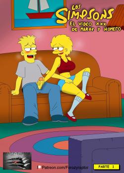 Cover El Video XXX de Marge y Homero – Ferozyraptor