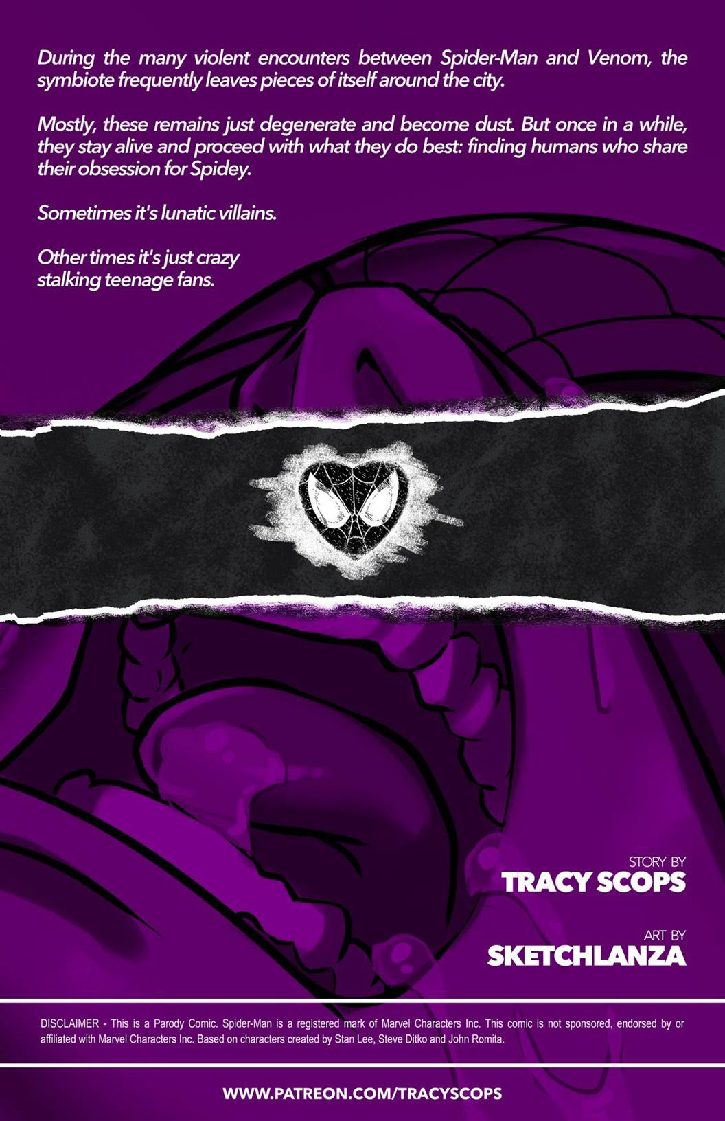 Venom Stalks Spiderman – Tracy Scops - 580035405637c7c1525279495ce3a562