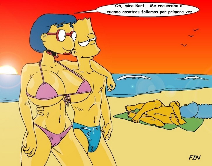 Marge en la Playa – Simpsons Hentai - 9bdaed72cf41725915e15c3ed982d8ac