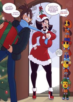 Tron x Megaman Happy Holiday – Cobatsart