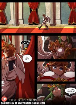 Cover Palutena and Pit XXX Comic – Part 2